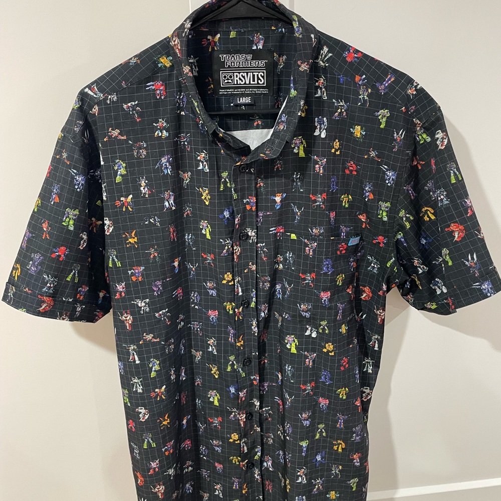 RSVLTS Transformers Men's Shirt Large